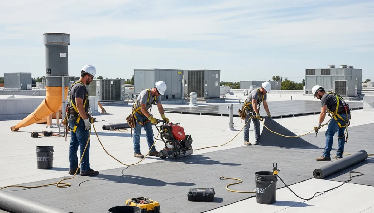 Commercial roofing in Memphis, TN for local businesses by FX Remodeling & Exteriors