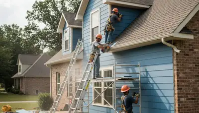 Vinyl siding installation for Memphis, TN homes by a local siding contractor