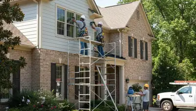 Memphis, TN vinyl siding installation for a home exterior by a professional siding contractor