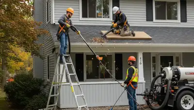Professional gutter cleaning service in Memphis, TN for homes by FX Remodeling & Exteriors