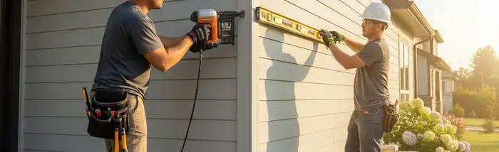 Vinyl siding installation hero image for Memphis, TN siding company homepage
