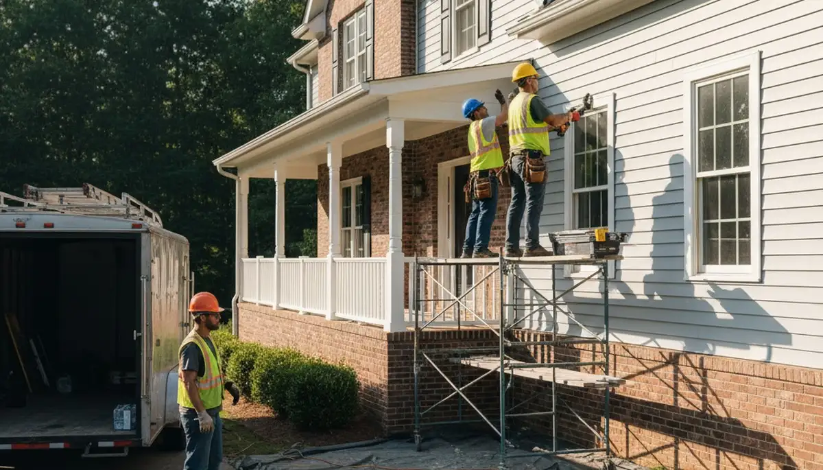 Vinyl siding installation service in Memphis, TN for homes and businesses