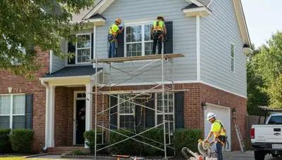 Memphis, TN vinyl siding installation for a home exterior by a professional siding contractor