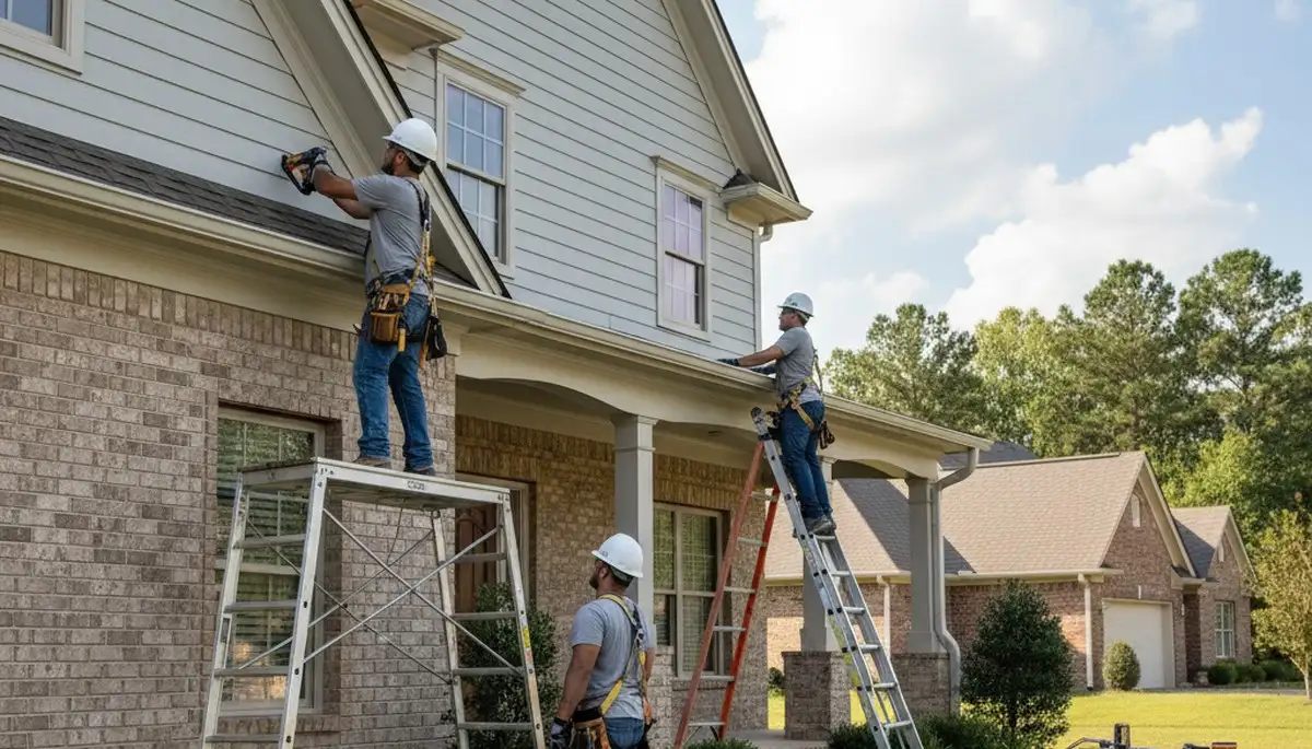 Memphis, TN vinyl siding installation by a professional siding contractor for home exterior protection