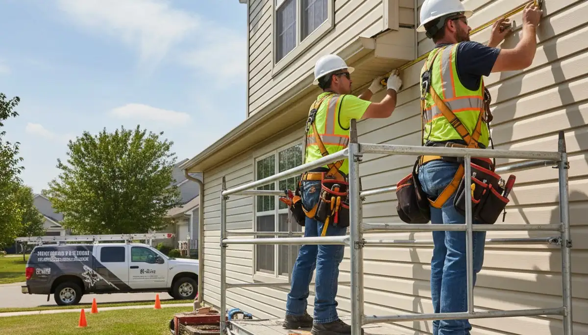 Vinyl siding repair in Memphis, TN for cracked, warped, or storm-damaged siding on a home exterior