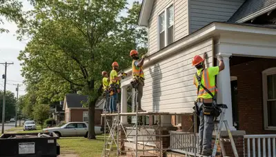 Memphis TN siding contractor providing vinyl siding installation and replacement for homes