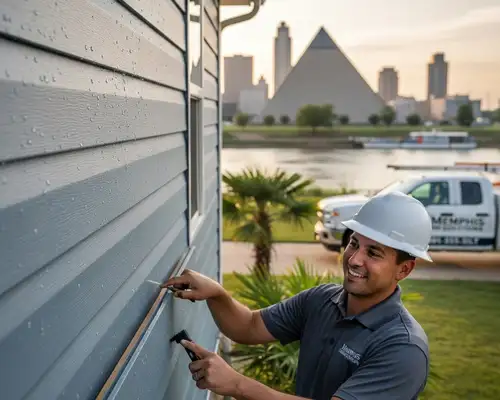 Vinyl siding for Memphis, TN homes, designed to resist humidity and protect exteriors
